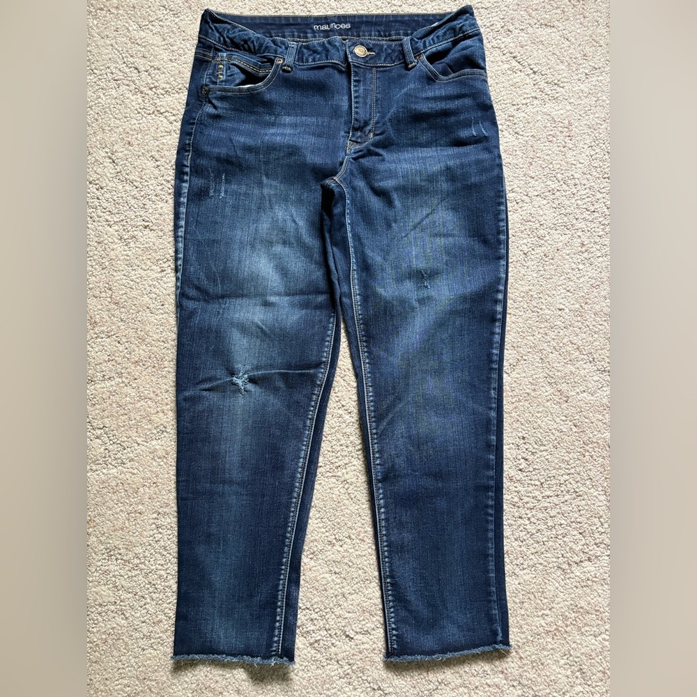 Maurices Women's Dark Blue Jeans